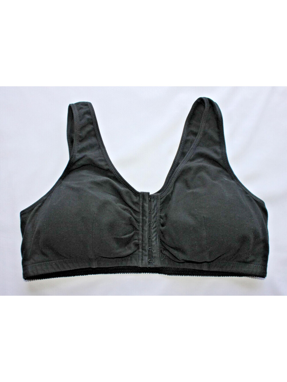 ABC Black Cotton Mastectomy Bra Medium Set with 2 Amoena Leisure Forms 7